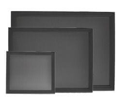 Securit črna kredna tabla Woody, črni okvir, 60 x 80 cm - Odprta embalaža