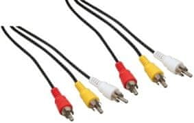 Avdio/Video kabel 3x RCA M-M 1,5 m
