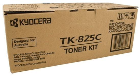 Kyocera Toner TK825C Cyan, 7.000 strani
