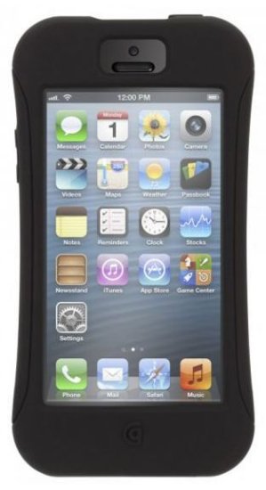 Griffin Ovitek Survivor Slim za iPhone 5C, črna