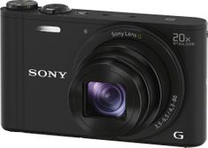 Sony DSC-WX350 digitalni fotoaparat, črn