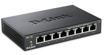 D-Link Switch D-Link DES-108D 8-portni