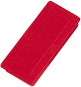 Dahle Magnet 23 x 50mm, rdeč, 10 kosov