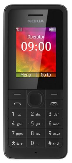 Nokia GSM telefon 106, črn