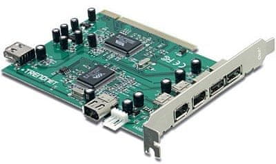 TrendNet Krmilnik TRENDnet PCI 3x USB 2.0, 3x FireWire (TFU-H33PI)
