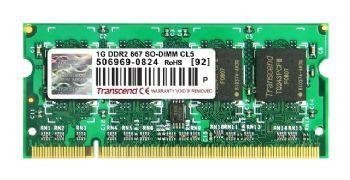 Transcend Pomnilnik (RAM) za prenosnik DDR2 SO-DIMM 1 GB 667 MHz (JM667QSU-1G)