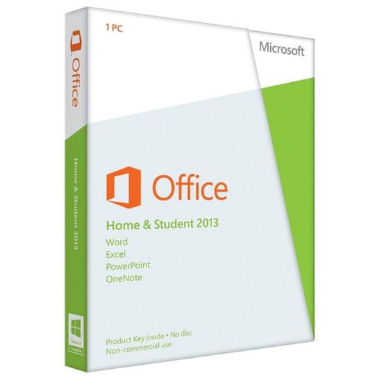 Microsoft Office Home & Student 2013, FPP, angleški (79G-03549)