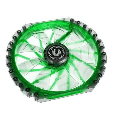 BitFenix Ventilator za ohišje Spectre PRO 230 mm, zelen