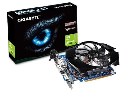 Gigabyte Grafična kartica Gigabyte GeForce GT 640, 2 GB GDDR3, PCI-E (GV-N640OC-2GI)
