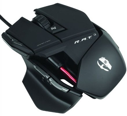 Mad Catz miška Cyborg R.A.T. 3, črna
