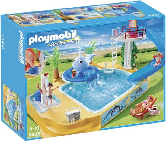 Playmobil otroški bazen s fontano 5433