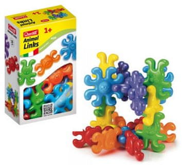 Quercetti Povezovanje živali igra, 18 kosov