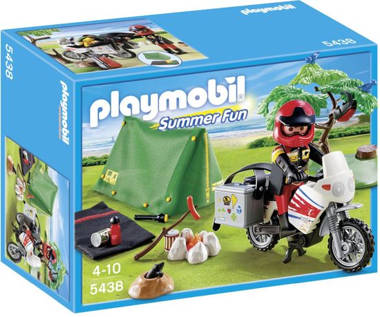 Playmobil motorist v kampu 5438