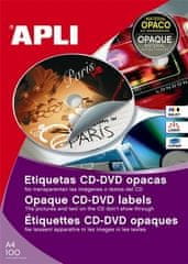 Apli Etikete za CD/DVD, premer 114 mm