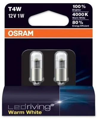 Osram žarnica LED 12V - 1W Ba9s 4000 K T4W