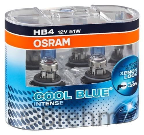 Osram par žarnic 12V - HB4 - 65W, Cool Blue Intense