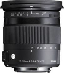 Sigma objektiv 17-70mm F2.8-4 DC Macro OS HSM, za Canon