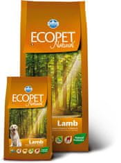 Ecopet suha hrana za pse Natural Lamb, 12 kg