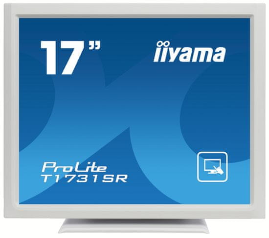 iiyama LED monitor T1731SR-W1 na dotik, črn