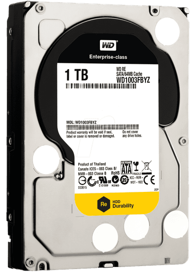 Western Digital trdi disk 1TB SATA3 6 Gb/s 7200 64 MB RE