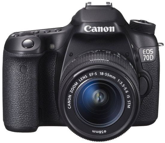Canon fotoaparat EOS 70D (WiFi) + 18-55 mm