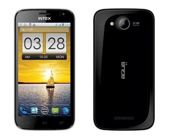 Intexmobile GSM telefon Intex Aqua i5, črn