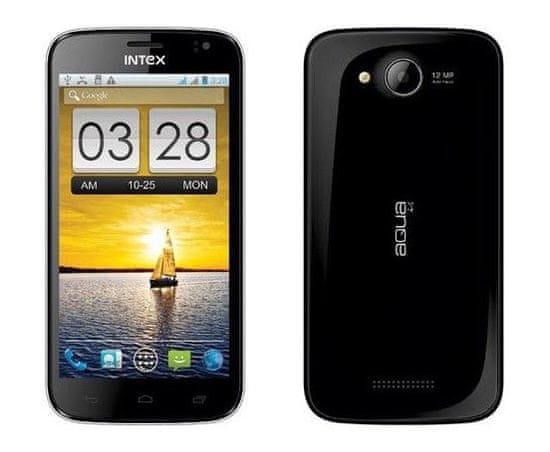 Intexmobile GSM telefon Intex Aqua i5, črn