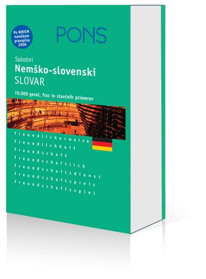 PONS splošni nemško-slovenski slovar, M. Jemec Škoda (trda, 2006)