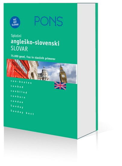 PONS splošni angleško-slovenski slovar, Anja Bolko (trda, 2008)
