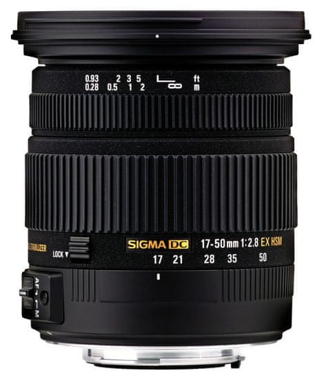 Sigma Objektiv 17-50 mm F2.8 EX HSM DC OS za Canon