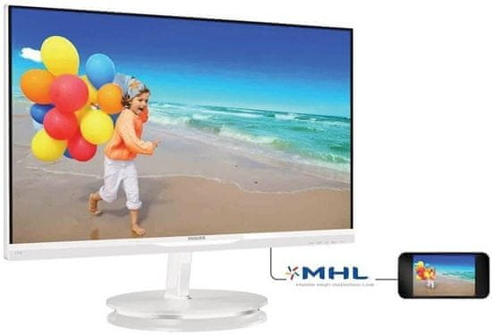 Philips LED monitor 234E5QHAW, bel