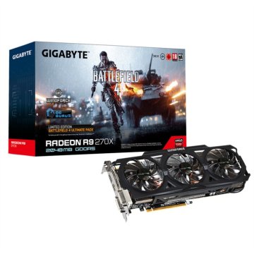 Gigabyte Grafična kartica Gigabyte AMD Radeon R9 270X OC, 2 GB, PCI-E 3.0 + igra Battlefield 4