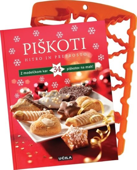 Gisela Muhr: Piškoti hitro in preprosto, z modelčkom kar 34 piškotov na mah!