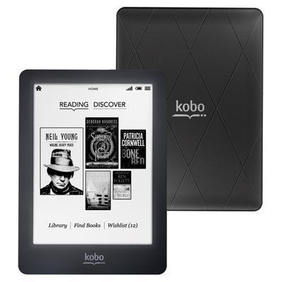 Kobo Elektronski bralnik GLO, črn (N613-KBO-B)