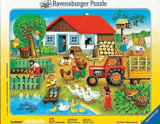 Ravensburger sestavljanka Na kmetiji, 15 delov (6020)