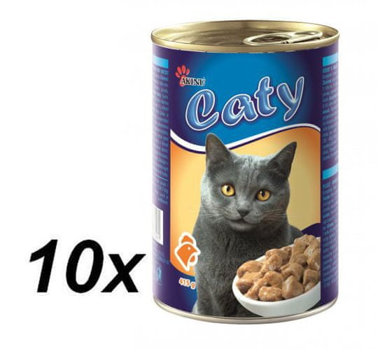Akinu mačje konzerve Caty piščanec, 10 x 416 g