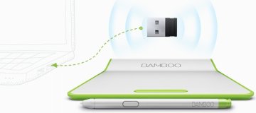 Wacom Grafična tablica Bamboo Pad, zelena