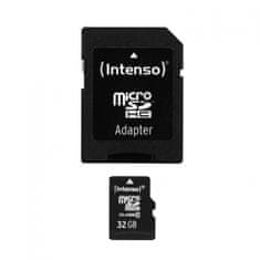 Intenso microSDHC kartica, 32 GB (Class 10), 40MB/s + SD adapter