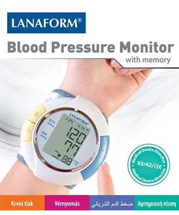 Lanaform zapestni merilec krvnega tlaka