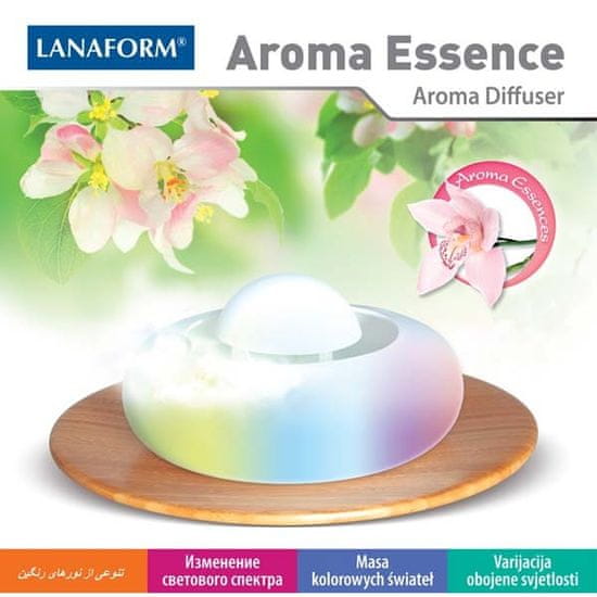 Lanaform Osvežilec zraka s svetlobno in aroma terapijo Aroma Essence