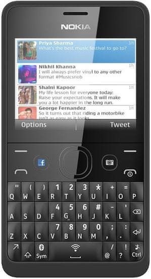 Nokia GSM telefon Asha 210, črn