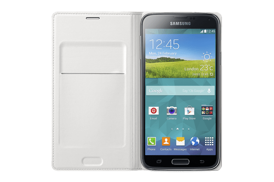 Samsung preklopna torbica EF-WG900BWEGWW za Galaxy S5, bela