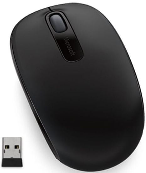 Microsoft brezžična miška Mobile1850(U7Z-00004), črna