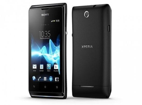 Sony GSM telefon Xperia E, črn