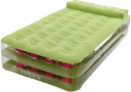 Intex napihljiva postelja Take Along, z vgrajeno črpalko