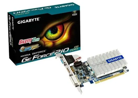 Gigabyte grafična kartica GeForce 210, 1GB, PCI-E 2.0