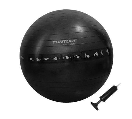 Tunturi gimnastična žoga Anti Burst, 65 cm, črna