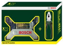 Bosch komplet orodja X-line Titanium 70 + klešče (2607017197)