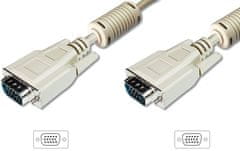 Digitus kabel 1:1 SVGA 15 m-m 15m 14 kontaktov, siv - odprta embalaža