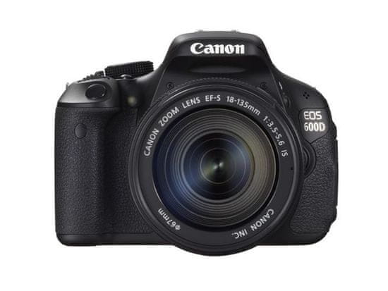 Canon digitalni fotoaparat EOS 600D + EF-S 18-135 mm IS + brezplačni tečaj EOS Akademija